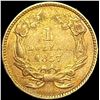Image 2 : 1857 Rare Gold Dollar NEARLY UNCIRCULATED