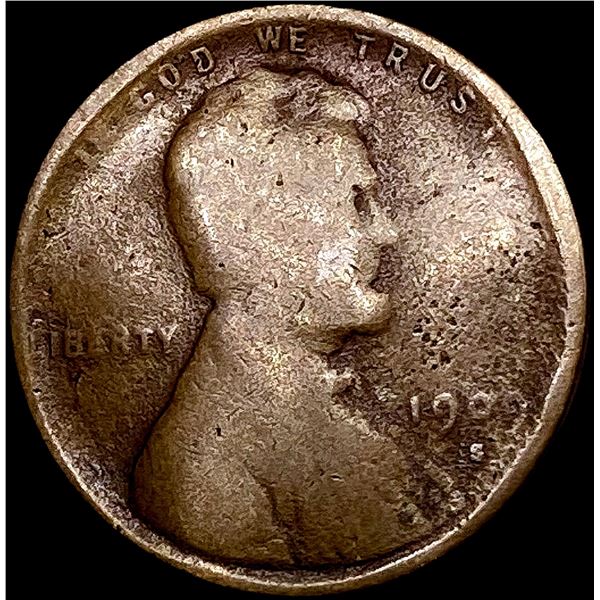1909-S VDB Wheat Cent NICELY CIRCULATED