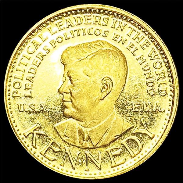 1.39 Gold Kennedy Token CHOICE PROOF