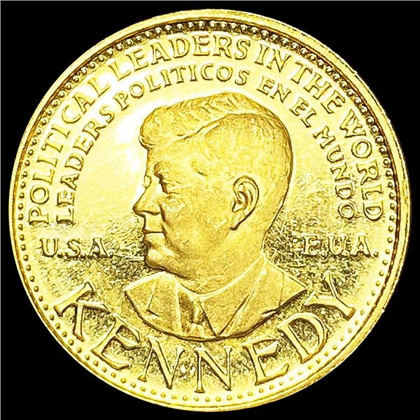 1.39 Gold Kennedy Token CHOICE PROOF