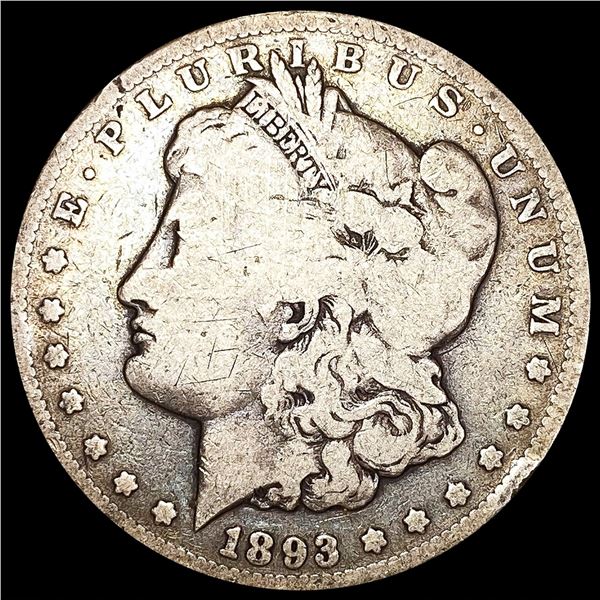 1893-CC Morgan Silver Dollar NICELY CIRCULATED