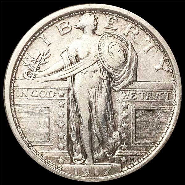 1917 Standing Liberty Quarter NEARLY UNCIRCULATED