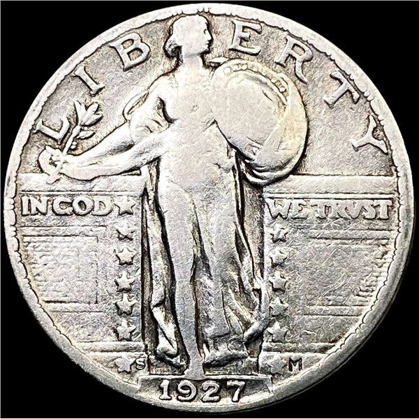1927-S Standing Liberty Quarter NICELY CIRCULATED