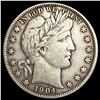 Image 1 : 1904 Barber Half Dollar NICELY CIRCULATED