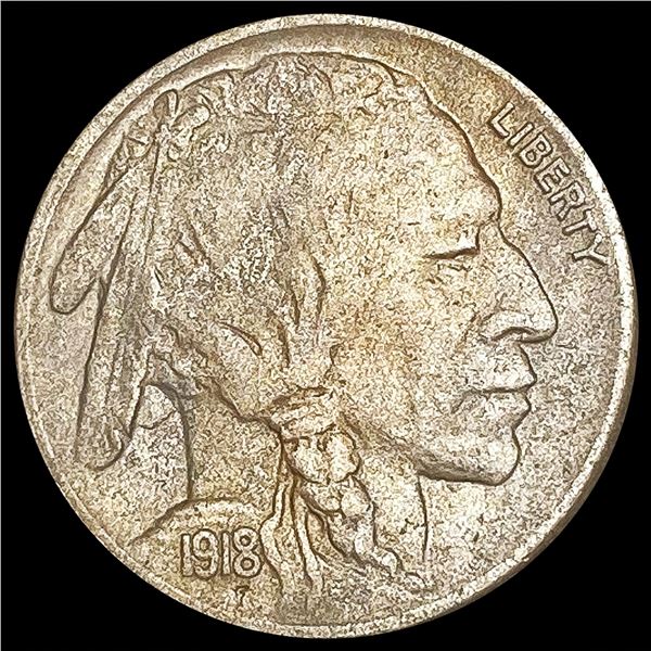 1918-S Buffalo Nickel NEARLY UNCIRCULATED