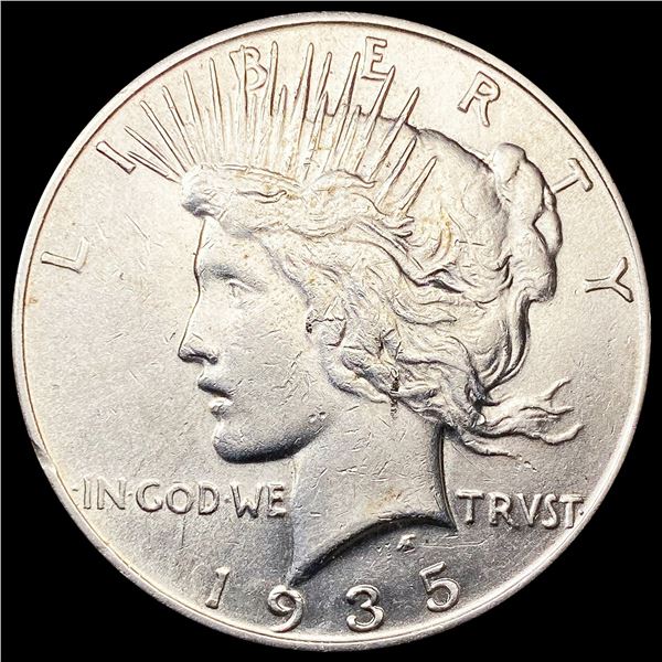 1935-S Silver Peace Dollar CLOSELY UNCIRCULATED