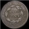 Image 2 : 1811 Classic Head Half Cent NICELY CIRCULATED