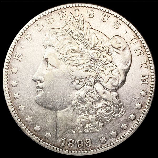 1893 Morgan Silver Dollar NEARLY UNCIRCULATED