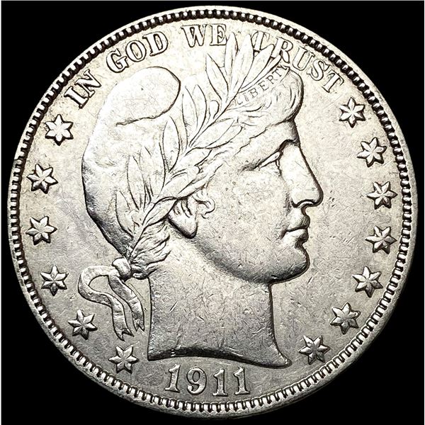 1911-S Barber Half Dollar CLOSELY UNCIRCULATED