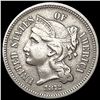 Image 1 : 1872 Nickel Three Cent CLOSELY UNCIRCULATED