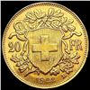 Image 2 : 1922-B Switzerland .1867oz Gold 20 Francs GEM BU