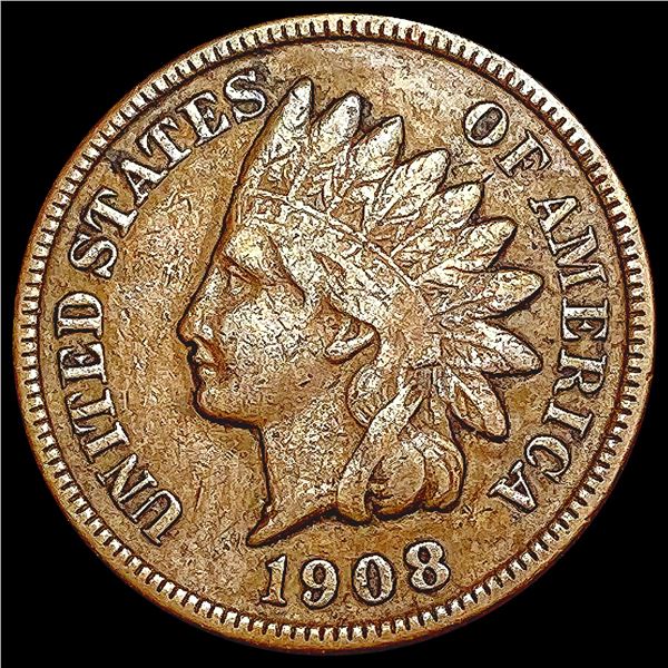 1908-S Indian Head Cent LIGHTLY CIRCULATED