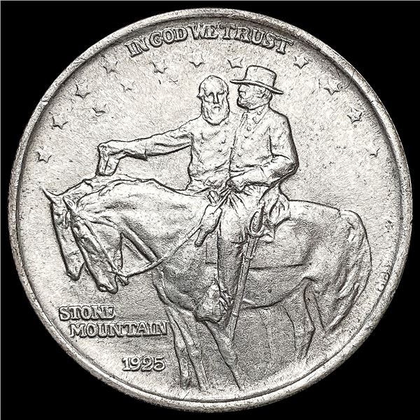 1925 Stone Mountain Half Dollar CLOSELY UNCIRCULAT