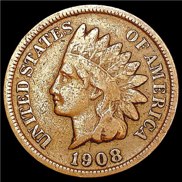 1908-S Indian Head Cent LIGHTLY CIRCULATED
