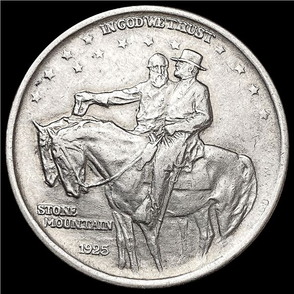 1925 Stone Mountain Half Dollar CLOSELY UNCIRCULAT
