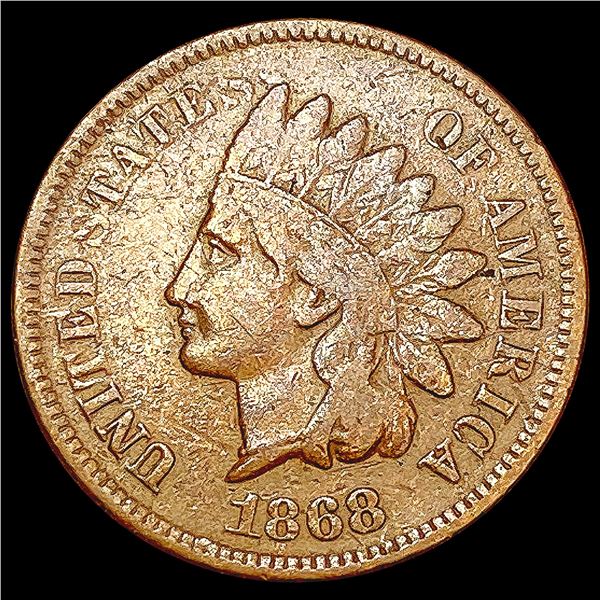 1868 Indian Head Cent LIGHTLY CIRCULATED