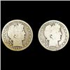 Image 1 : [2] Barber Half Dollars [1896-O, 1897-S] NICELY CI