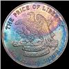 Image 2 : Toned Don't Tread On Me 1oz Silver Round GEM BU