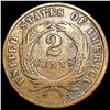 Image 2 : 1870 Two Cent Piece LIGHTLY CIRCULATED