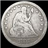 Image 1 : 1857 Seated Liberty Quarter NICELY CIRCULATED