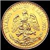 Image 1 : 1945 Mexico .0482oz Gold 2 Pesos GEM BU