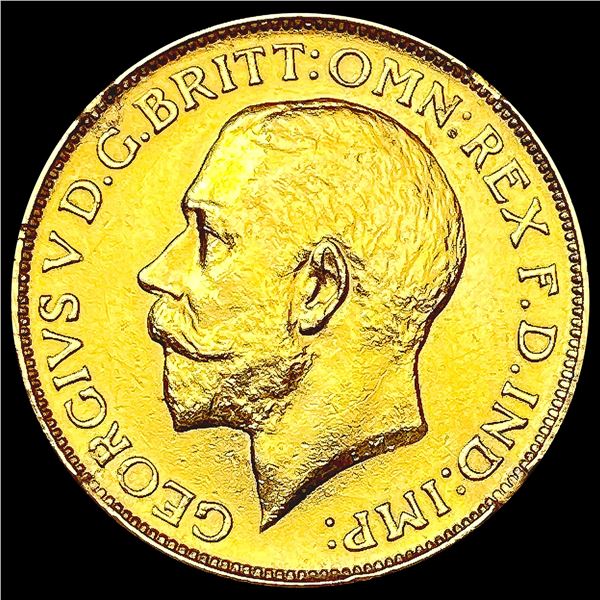 1911 G. Britain .2355oz Gold Sovereign UNCIRCULATE