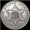 Image 1 : 1861 Silver Three Cent CLOSELY UNCIRCULATED