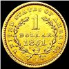 Image 2 : 1851 Rare Gold Dollar CLOSELY UNCIRCULATED