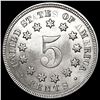 Image 2 : 1867 Shield Nickel CHOICE BU