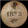 Image 2 : 1801 Draped Bust Large Cent Counter-Stamped NICELY CIRCULATED