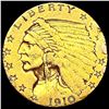 Image 1 : 1910 $2.50 Gold Quarter Eagle CLOSELY UNCIRCULATED