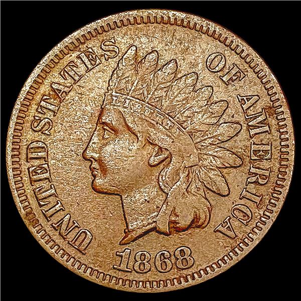 1868 Indian Head Cent NEARLY UNCIRCULATED