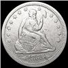Image 1 : 1855 Arws Seated Liberty Quarter CLOSELY UNCIRCULA