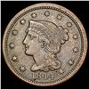 Image 1 : 1844 Braided Hair Large Cent CLOSELY UNCIRCULATED