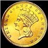 Image 1 : 1857 Rare Gold Dollar HIGH GRADE