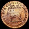 Image 2 : Andrew Jackson Hard Times Token CLOSELY UNCIRCULA