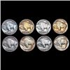 Image 2 : [8] 1920 Buffalo Nickels HIGH GRADE