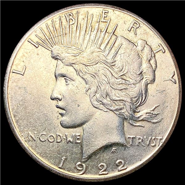 1922-S Silver Peace Dollar CLOSELY UNCIRCULATED