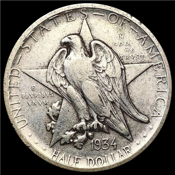 1934 Texas Half Dollar LIGHTLY CIRCULATED
