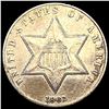 Image 1 : 1862 Silver Three Cent CLOSELY UNCIRCULATED