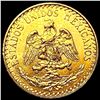 Image 1 : 1945 Mexico .0482oz Gold 2 Pesos GEM BU