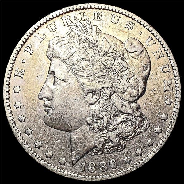 1886-O Morgan Silver Dollar NEARLY UNCIRCULATED