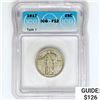 Image 1 : 1917 Standing Liberty Quarter ICG F12 Type 1