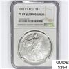 Image 1 : 1993-P American Silver Eagle NGC PF69 UC