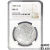Image 1 : 1885-O Morgan Silver Dollar NGC MS67