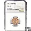 Image 1 : 1913 Type 1 Buffalo Nickel NGC MS67