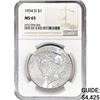 Image 1 : 1934-D Silver Peace Dollar NGC MS65