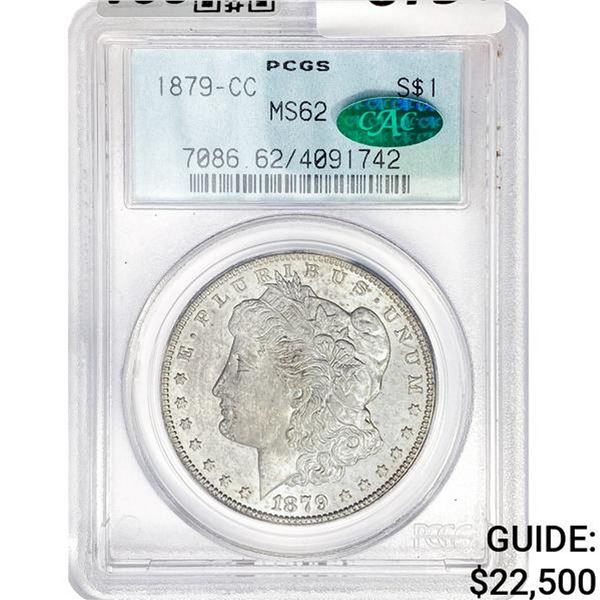 1879-CC Morgan Silver Dollar PCGS MS62 CAC