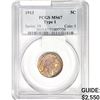 Image 1 : 1913 Type 1 Buffalo Nickel PCGS MS67