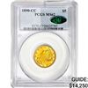 Image 1 : 1890-CC $5 Gold Half Eagle PCGS MS62 CAC